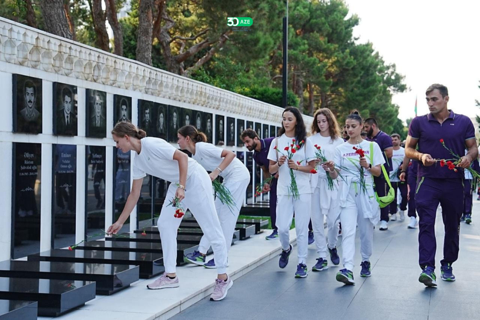 Team Azerbaijan at Paris 2024 pays tribute to National Leader Heydar Aliyev – AZERTAC News