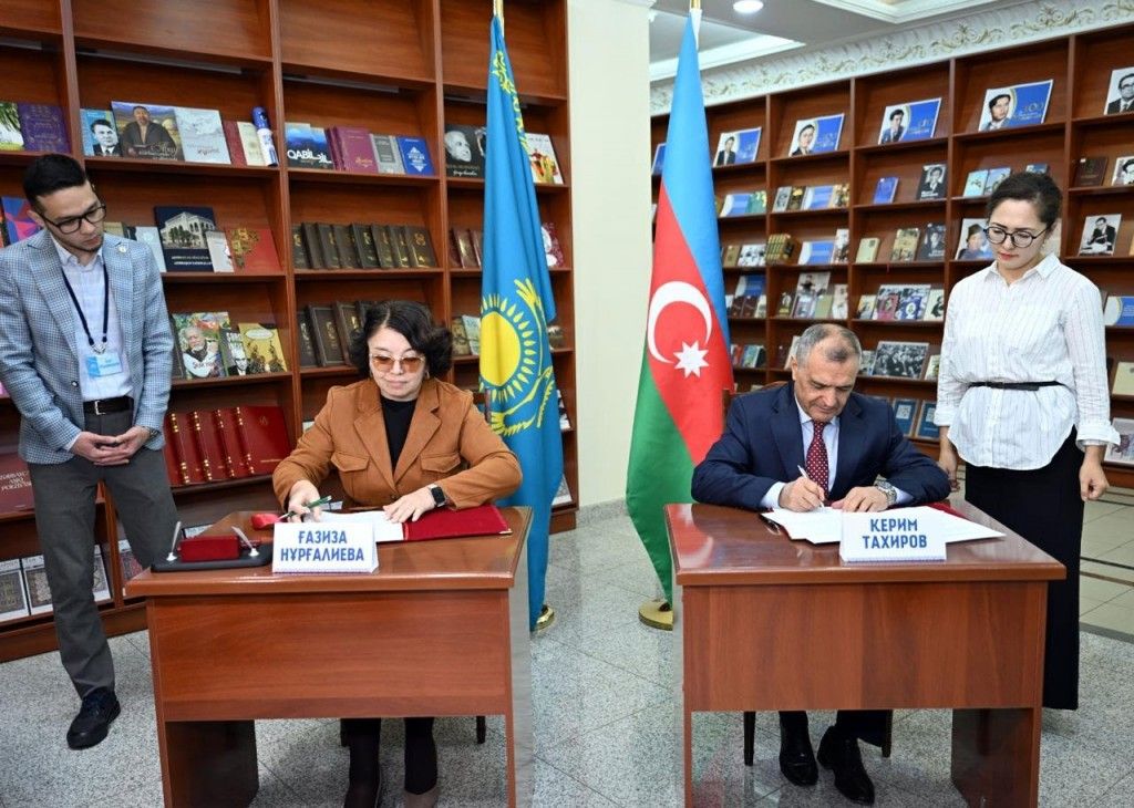 National libraries of Azerbaijan, Kazakhstan sign MoC [PHOTOS] – AzerNews.Az